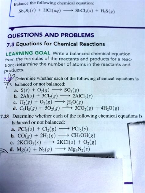 Write the balanced chemical equation the following .